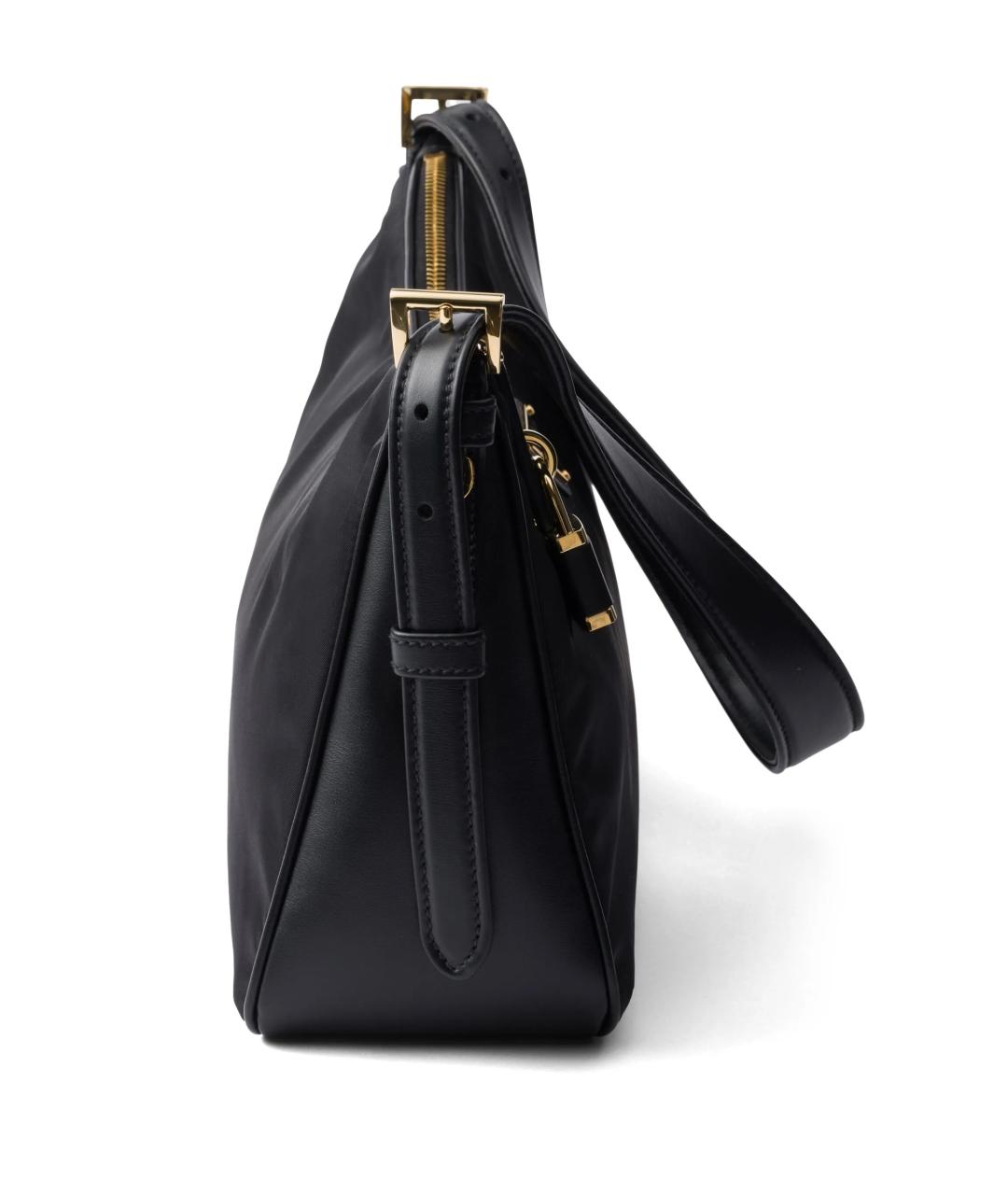 PRADA Черная синтетическая сумка через плечо, фото 4