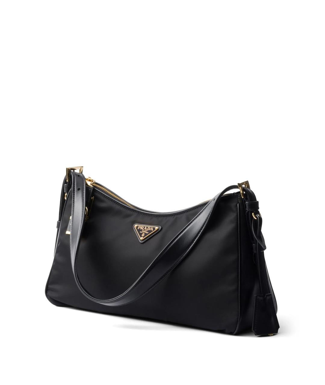 PRADA Черная синтетическая сумка через плечо, фото 3