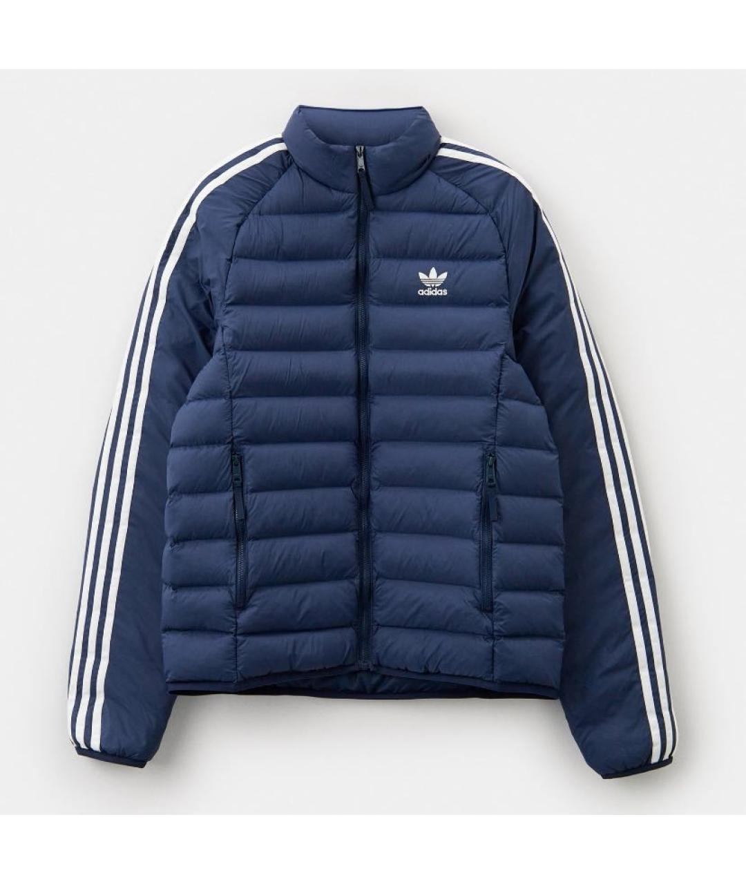 ADIDAS Синяя полиамидовая куртка, фото 6