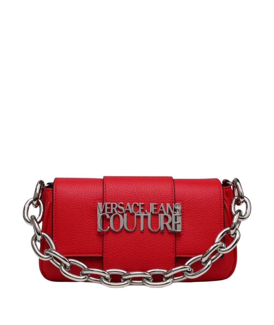 VERSACE JEANS COUTURE Красная сумка через плечо из искусственной кожи, фото 1