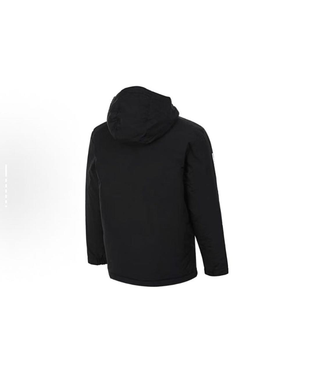 ADIDAS Черная полиамидовая куртка, фото 2