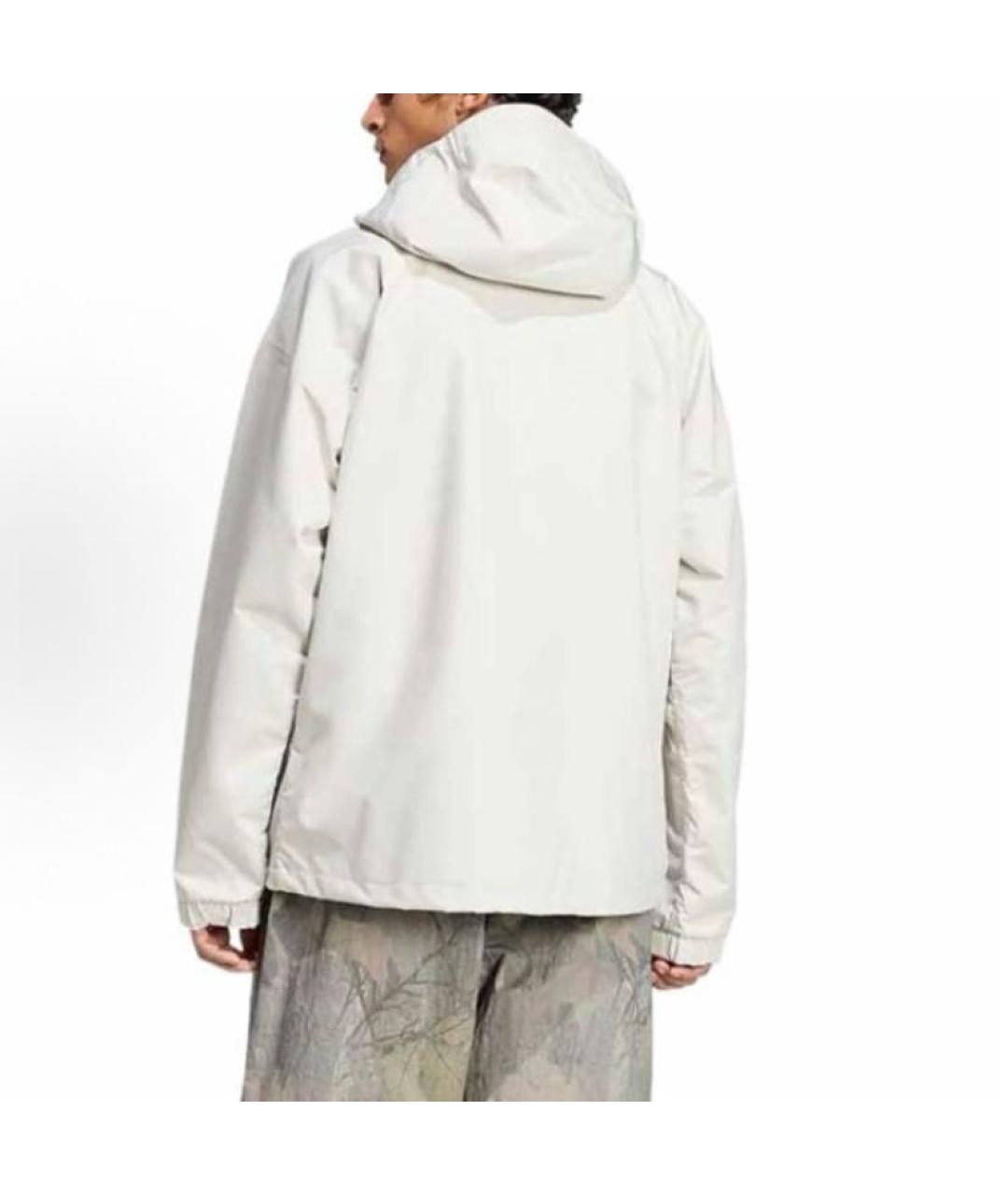ADIDAS Белая полиэстеровая куртка, фото 3