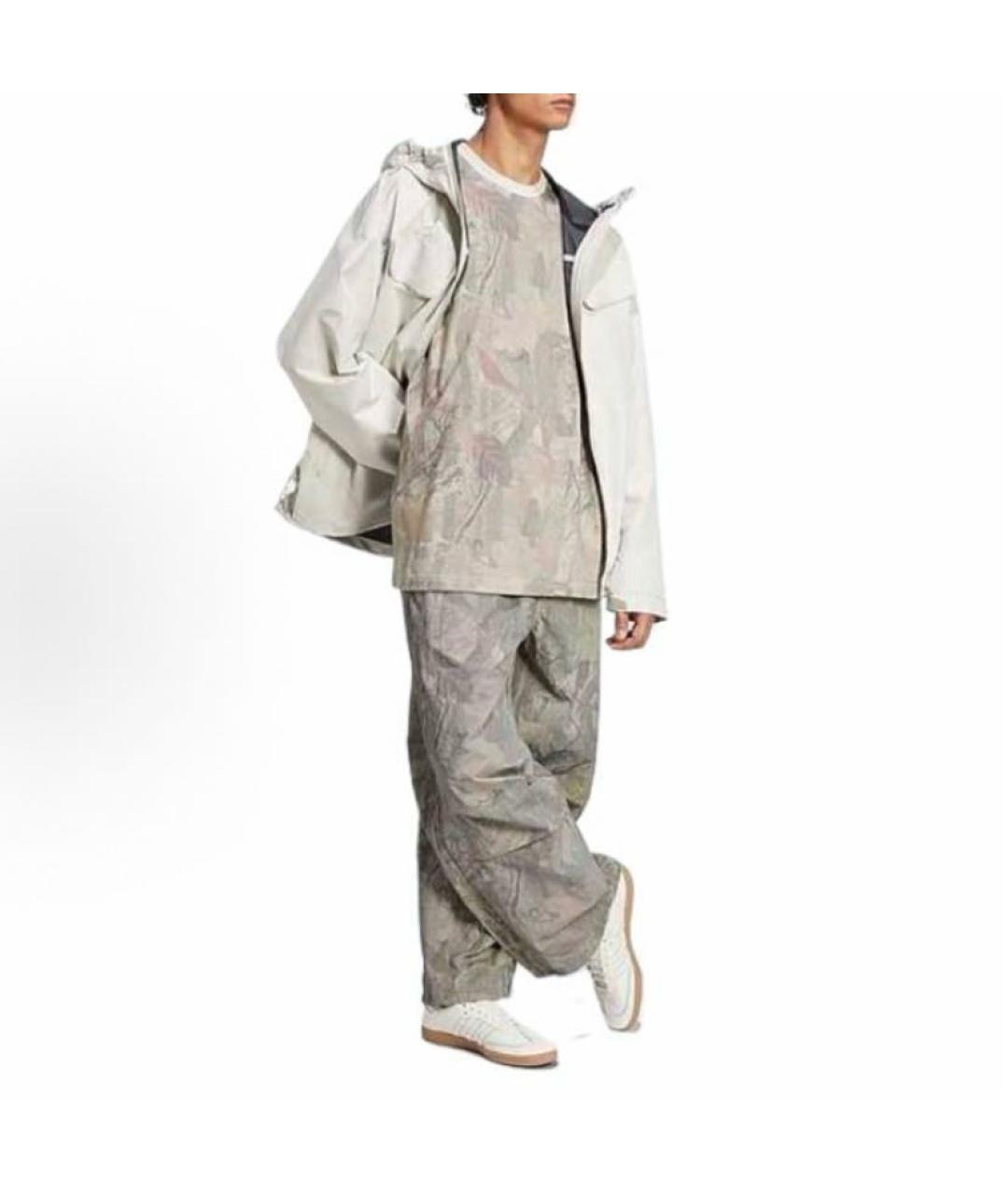 ADIDAS Белая полиэстеровая куртка, фото 4
