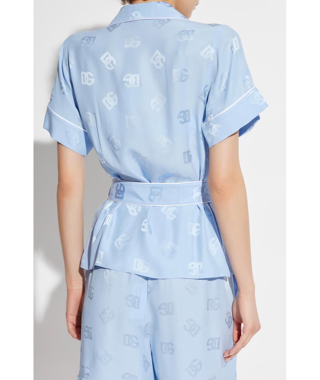 DOLCE&GABBANA Голубая блузы, фото 3