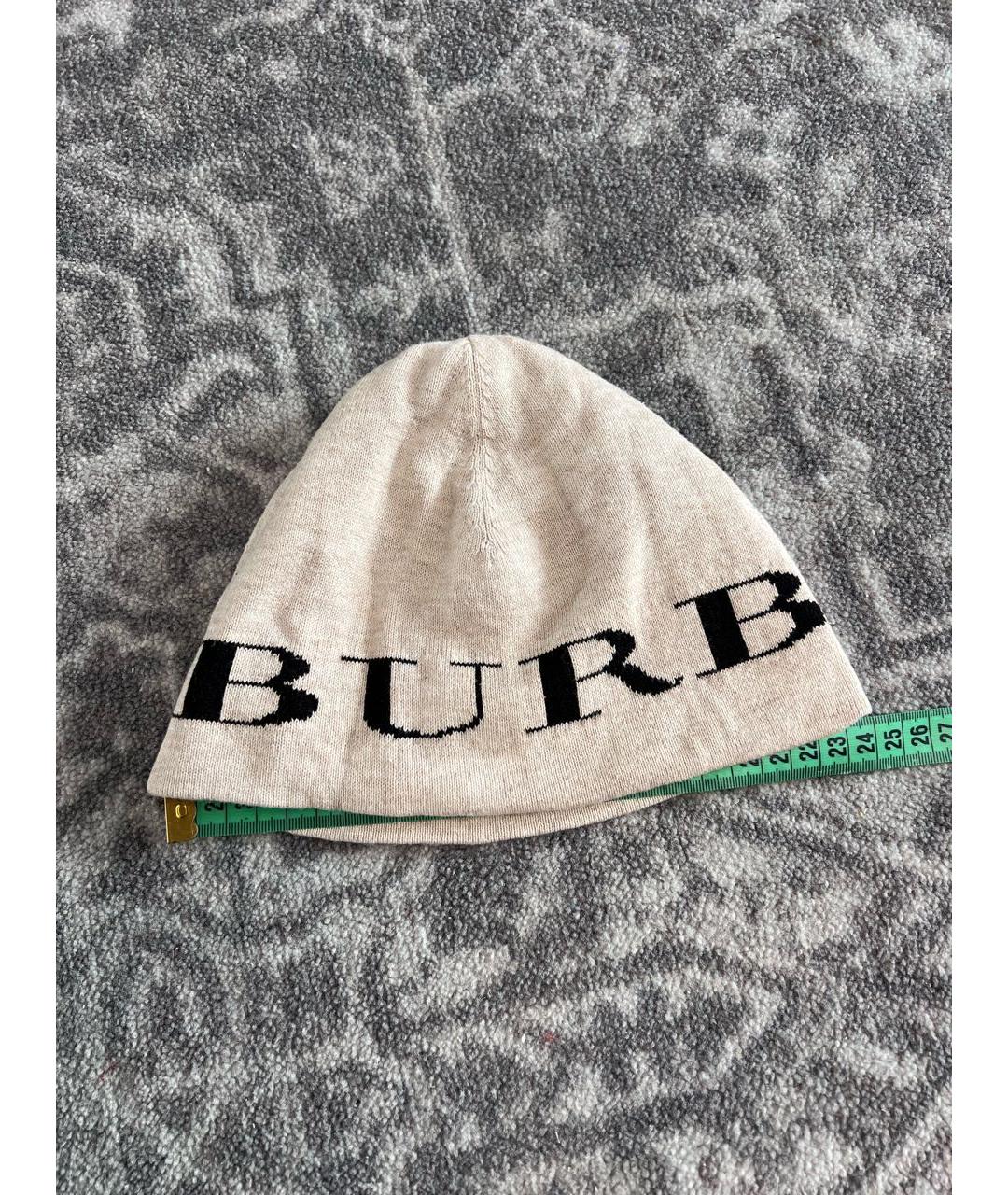 BURBERRY Хлопковая шапка, фото 4