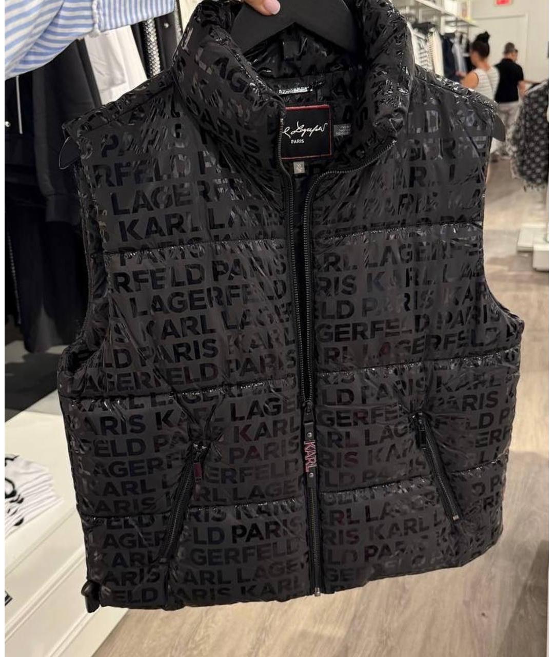 KARL LAGERFELD Черный жилет, фото 6