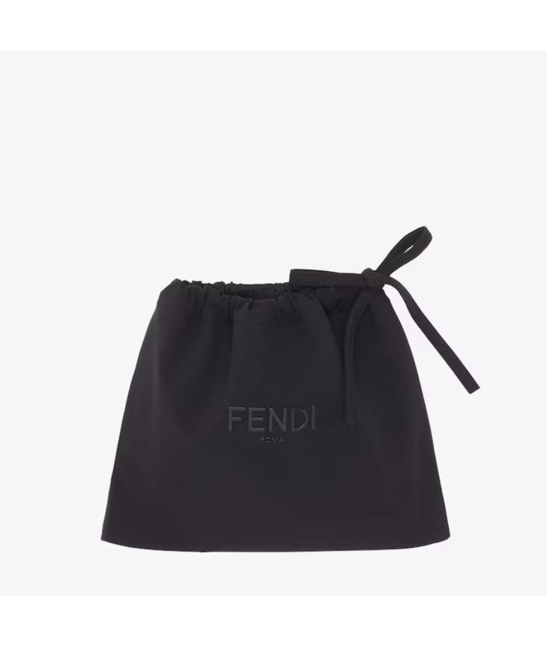 FENDI Коричневый полиэстеровый купальник, фото 3