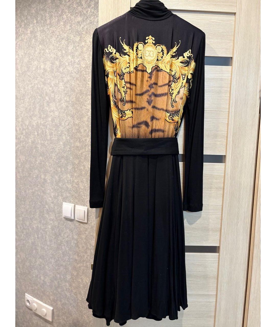 ROBERTO CAVALLI Черное платье, фото 8