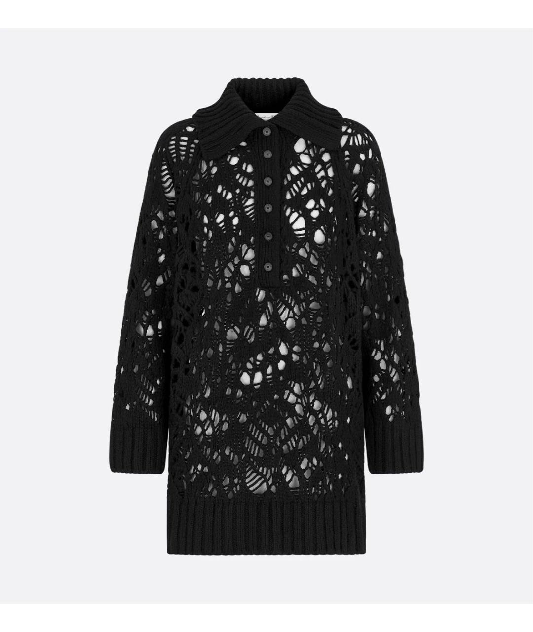 CHRISTIAN DIOR Черный джемпер / свитер, фото 3