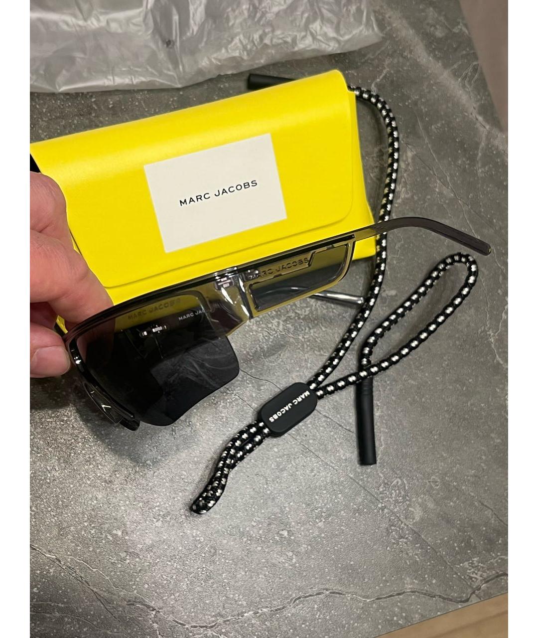 MARC JACOBS Черные пластиковые солнцезащитные очки, фото 2