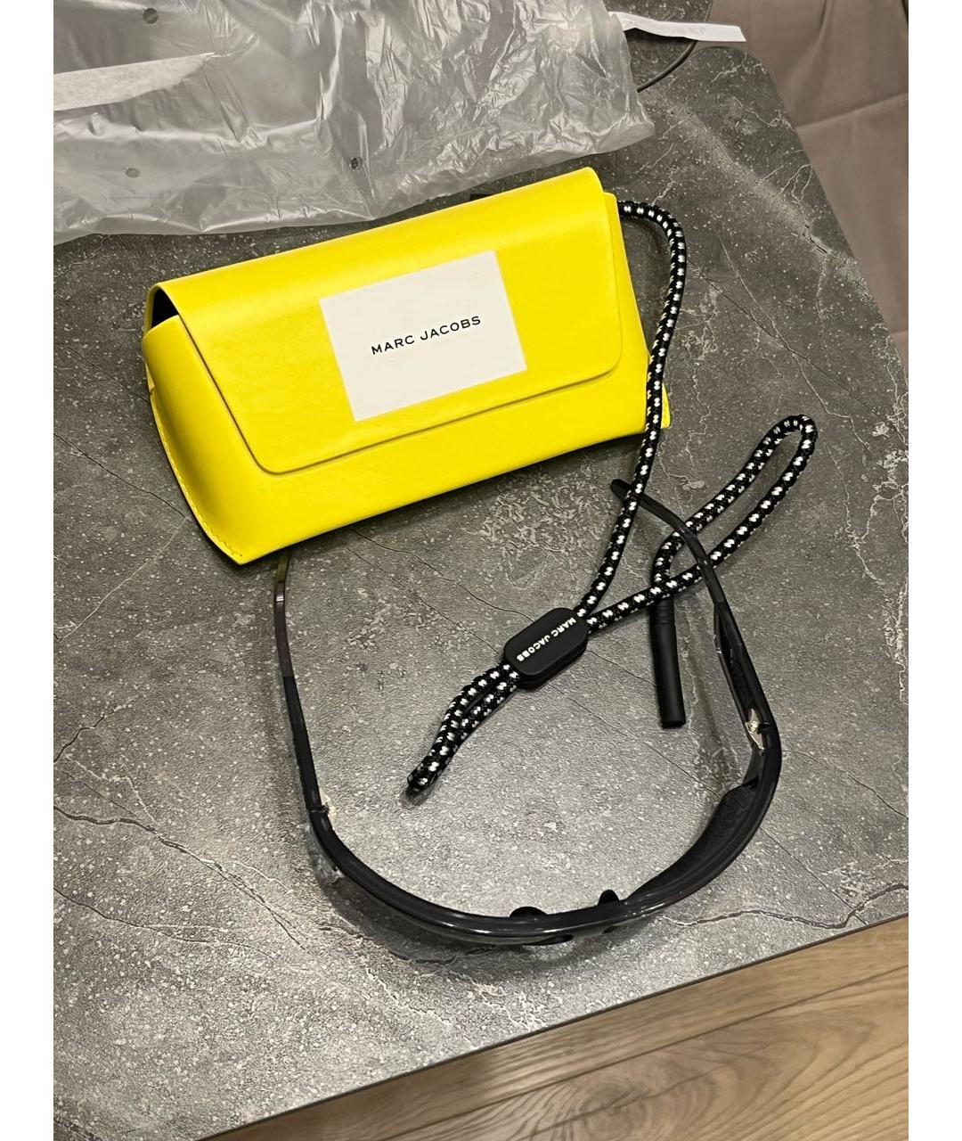 MARC JACOBS Черные пластиковые солнцезащитные очки, фото 4