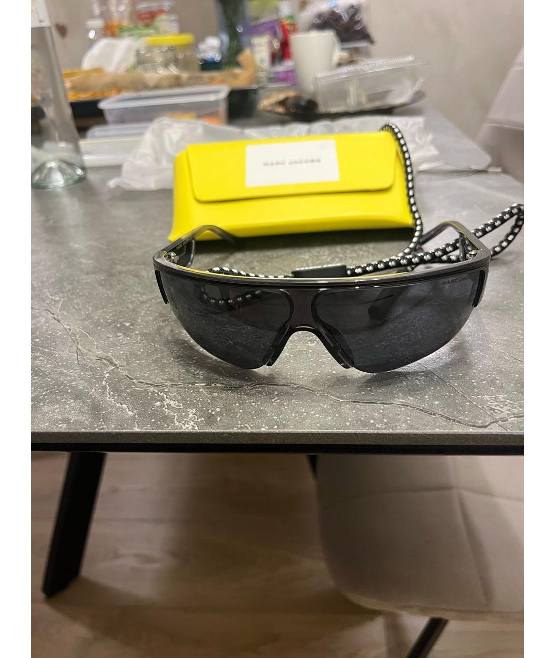 MARC JACOBS Черные пластиковые солнцезащитные очки, фото 6