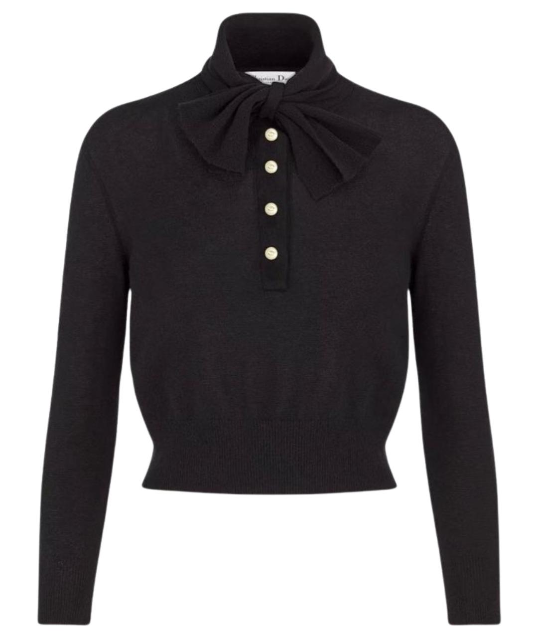 CHRISTIAN DIOR Черный джемпер / свитер, фото 1