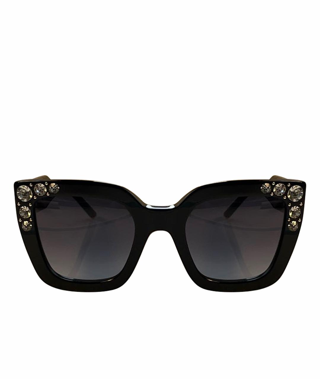 CAROLINA HERRERA Черные пластиковые солнцезащитные очки, фото 1