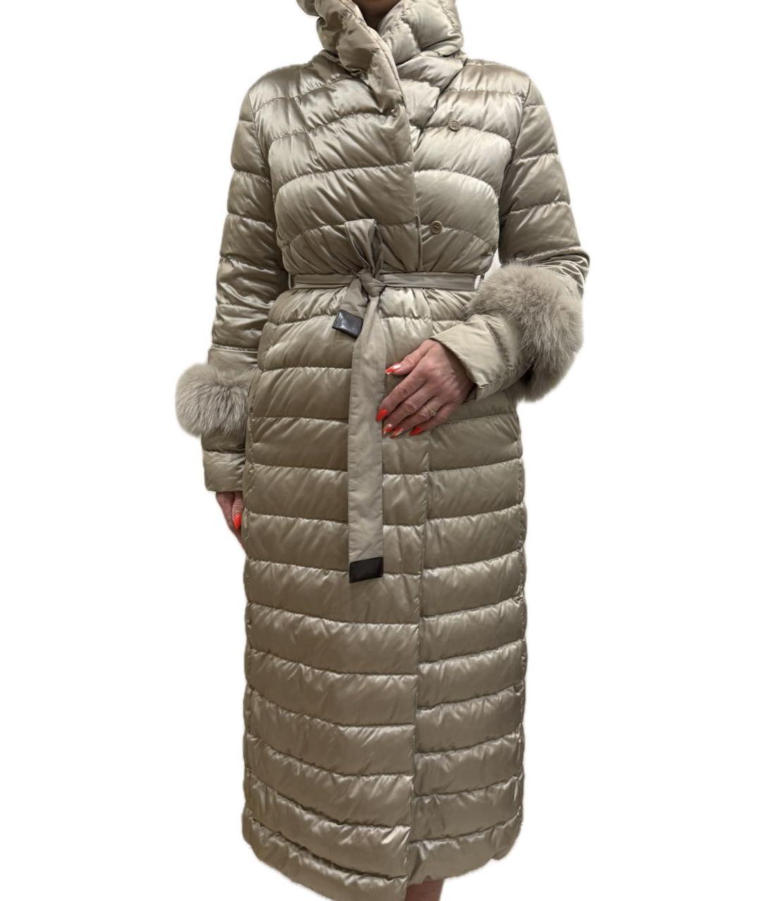 'S MAX MARA Бежевый пуховик, фото 2