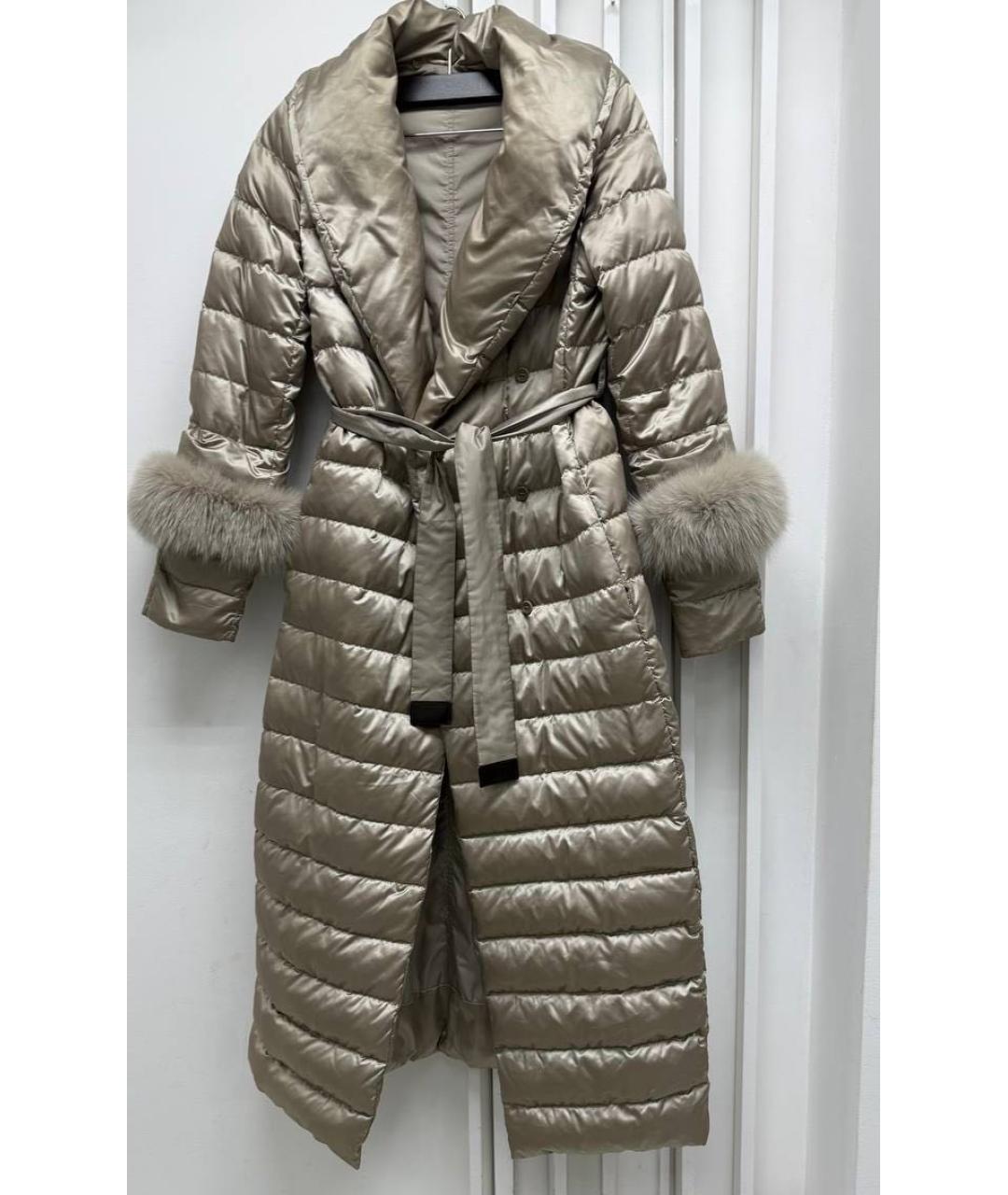 'S MAX MARA Бежевый пуховик, фото 9