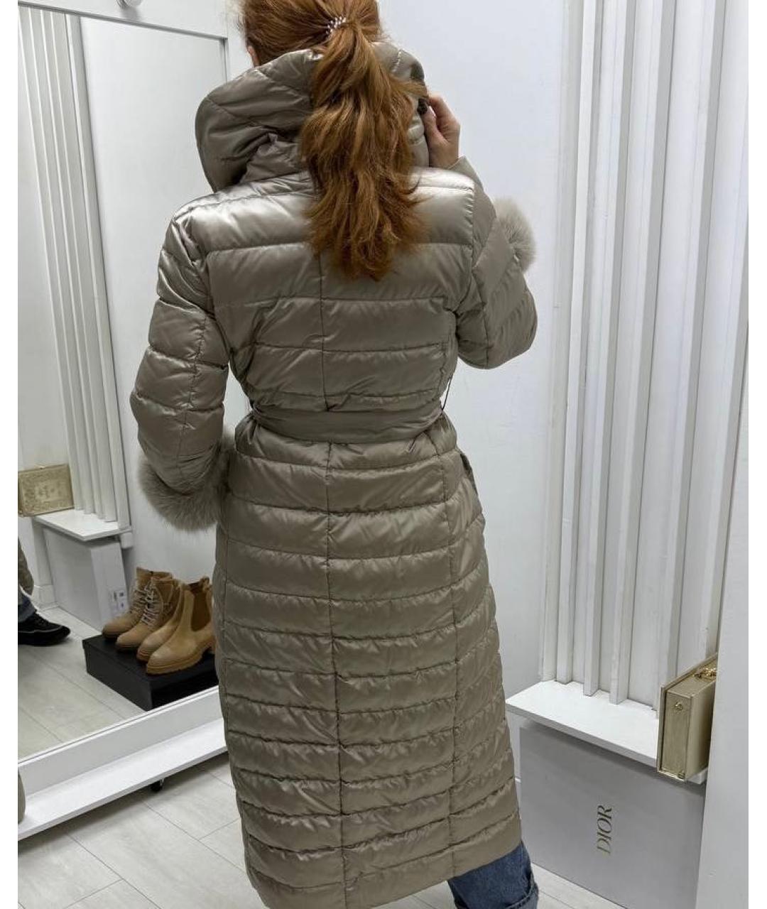 'S MAX MARA Бежевый пуховик, фото 6
