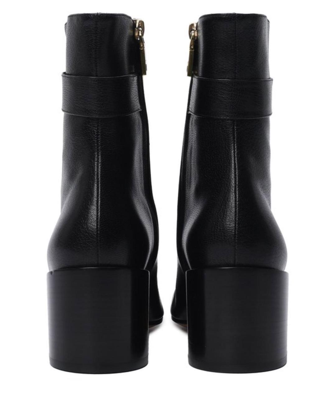 GIVENCHY Черные кожаные ботильоны, фото 5