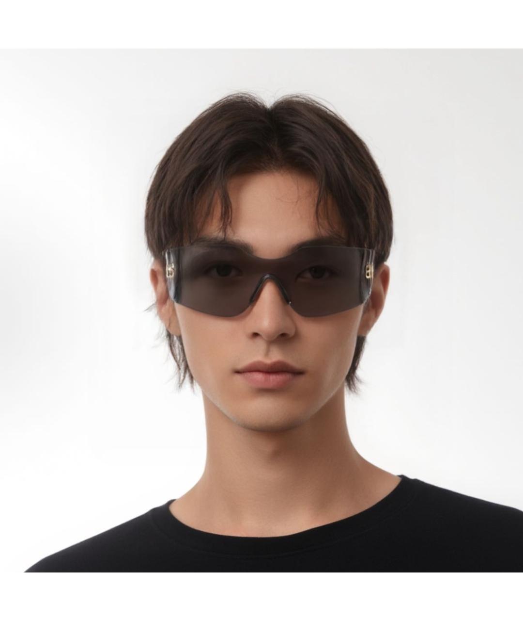 BALENCIAGA Серебряные солнцезащитные очки, фото 3