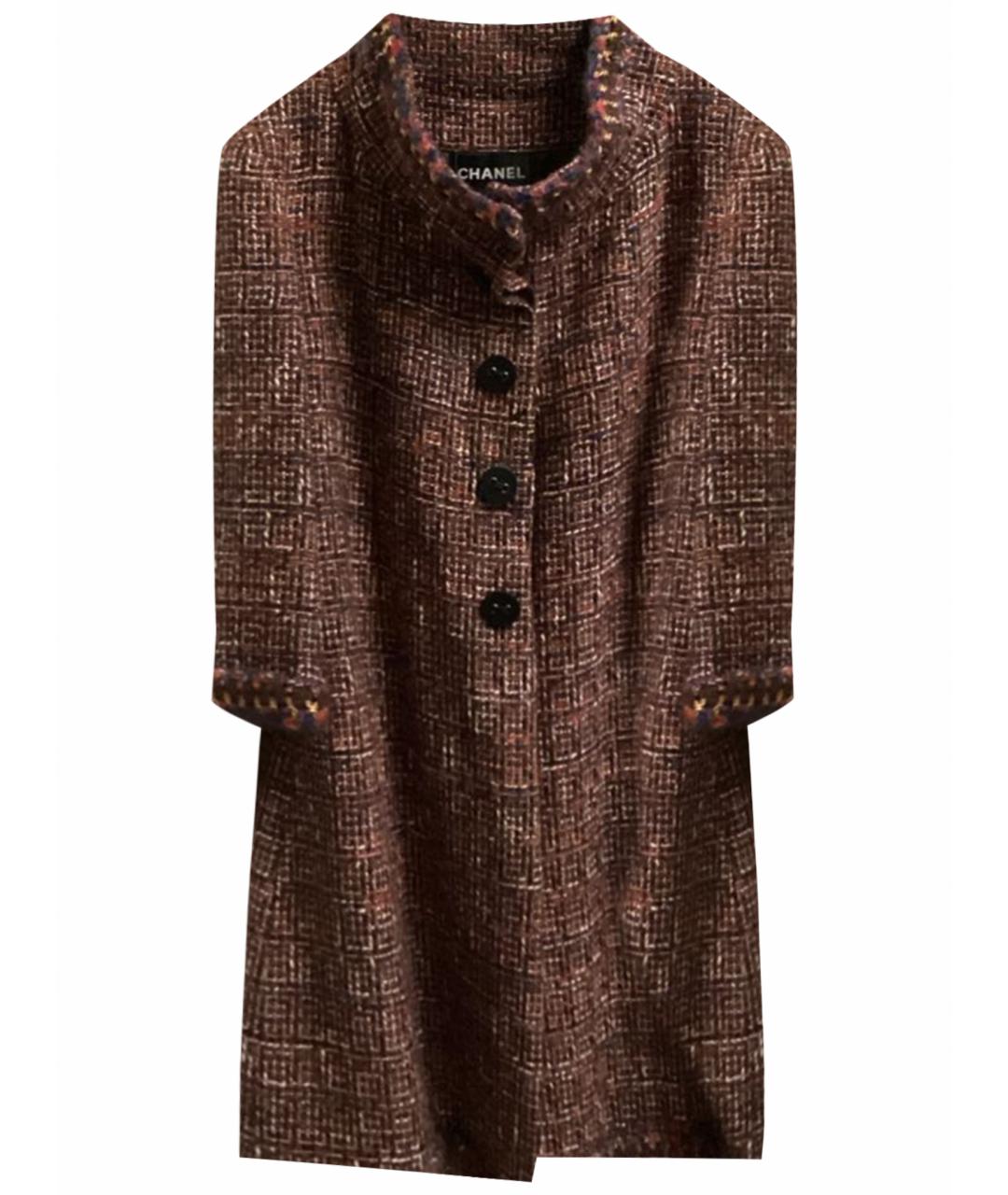 CHANEL Мульти шерстяное пальто, фото 1
