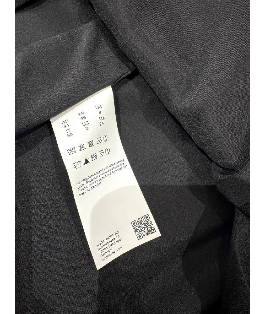 HUGO BOSS Черная юбка миди, фото 8