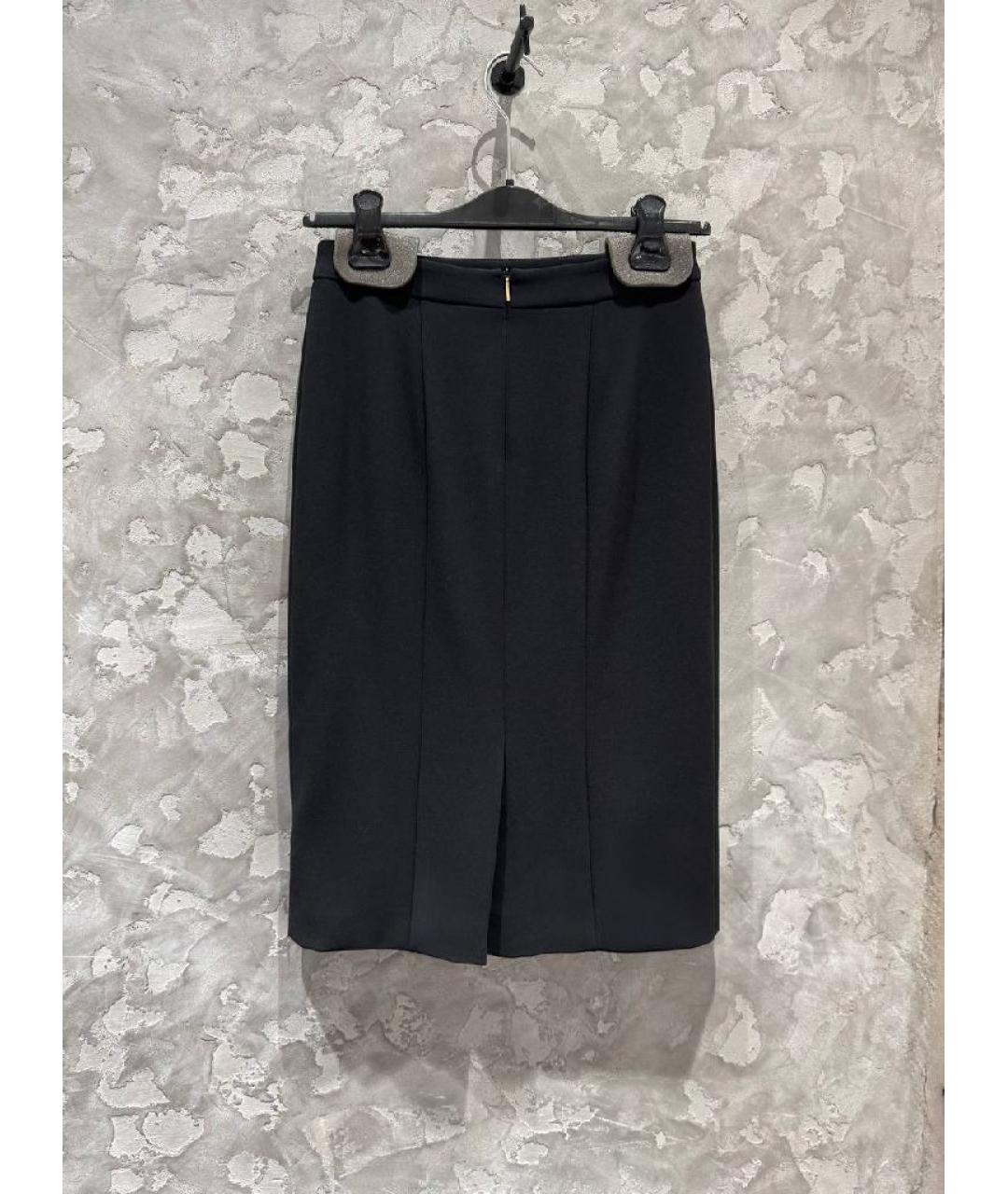 HUGO BOSS Черная юбка миди, фото 7