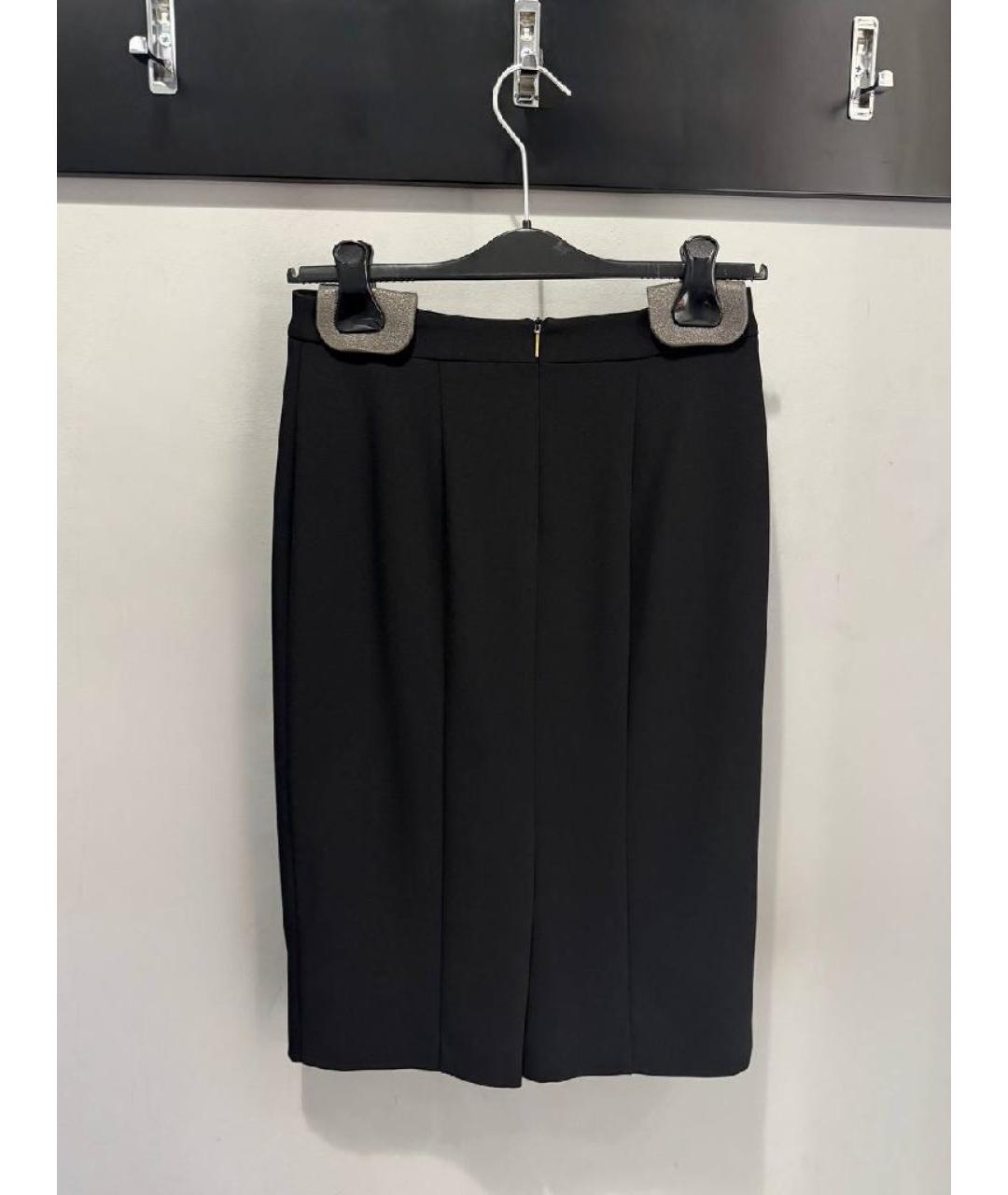 HUGO BOSS Черная юбка миди, фото 2