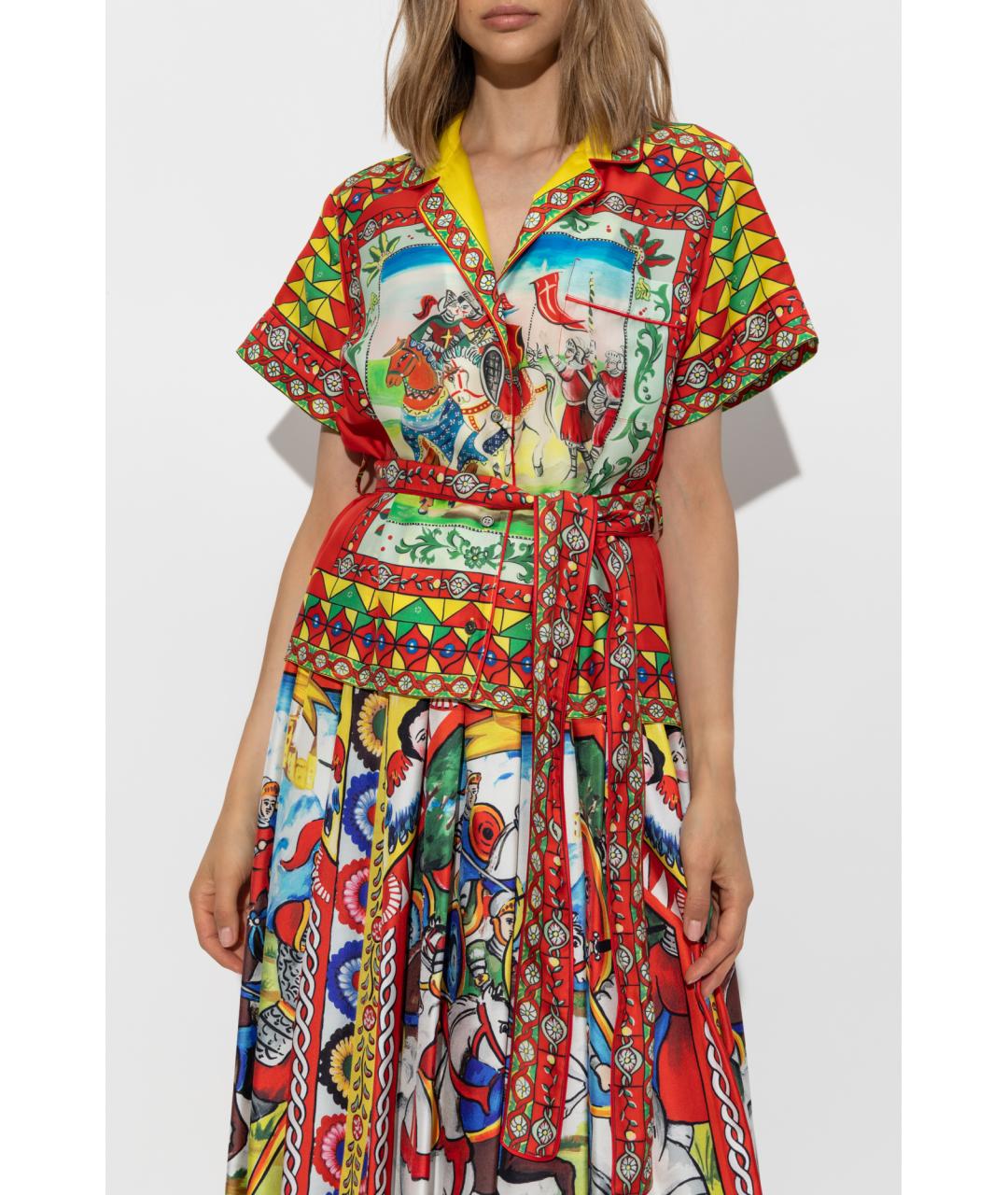 DOLCE&GABBANA Мульти блузы, фото 3