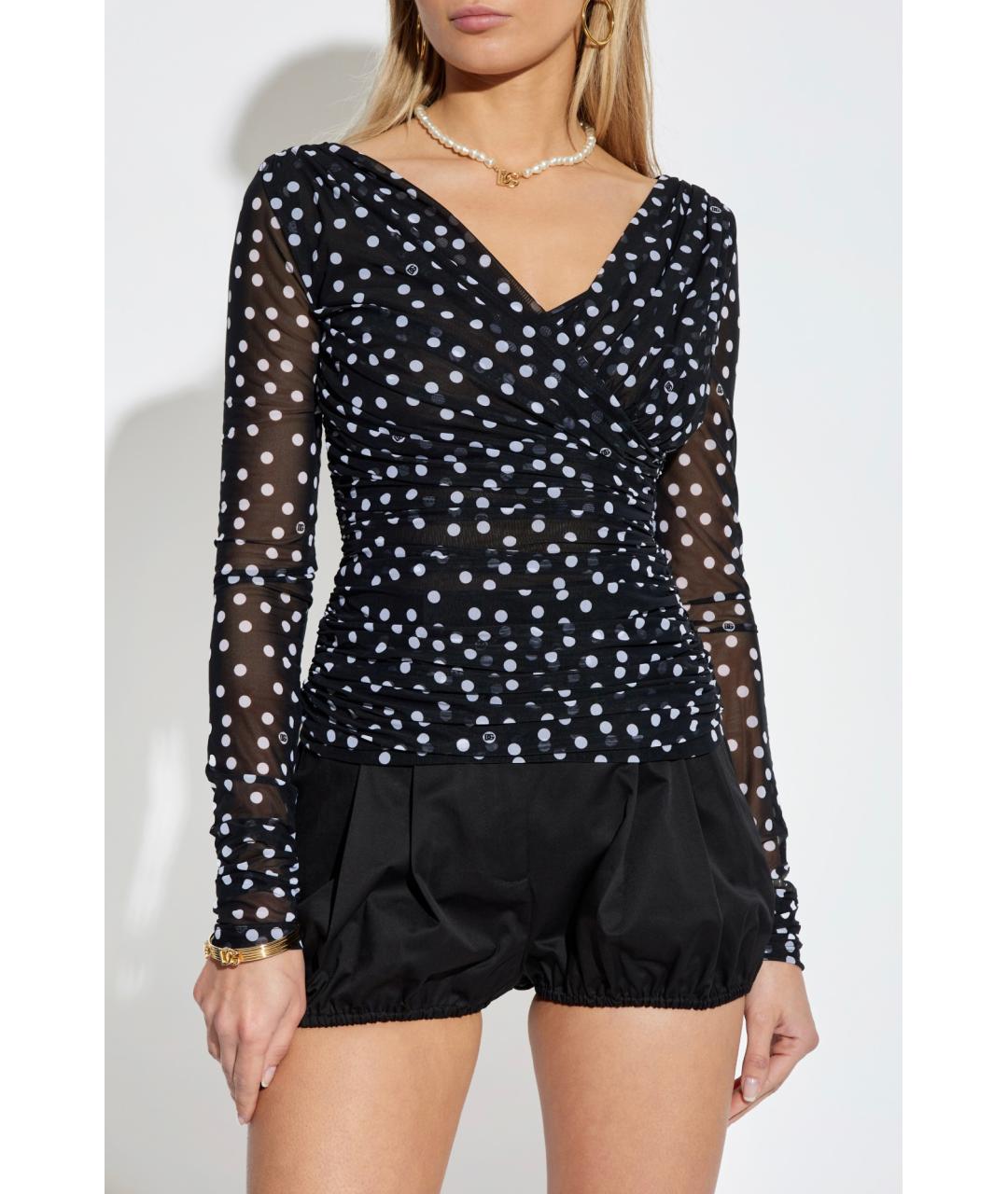 DOLCE&GABBANA Черная блузы, фото 3