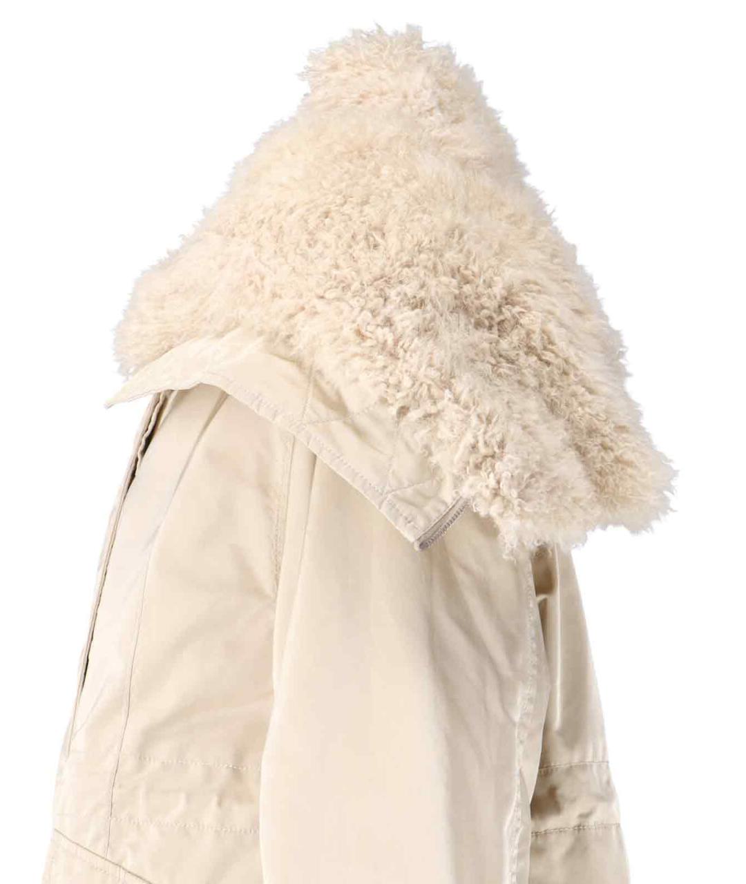 ERMANNO SCERVINO Белая полиэстеровая куртка, фото 4