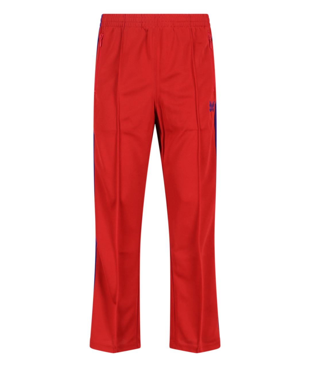 NEEDLES Красные полиэстеровые повседневные брюки, фото 1
