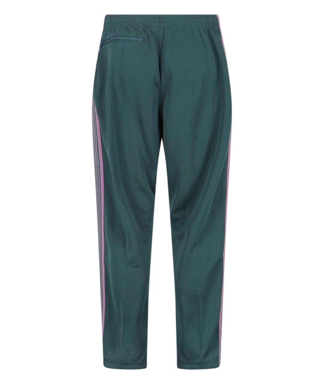 NEEDLES Зеленые полиэстеровые повседневные брюки, фото 2