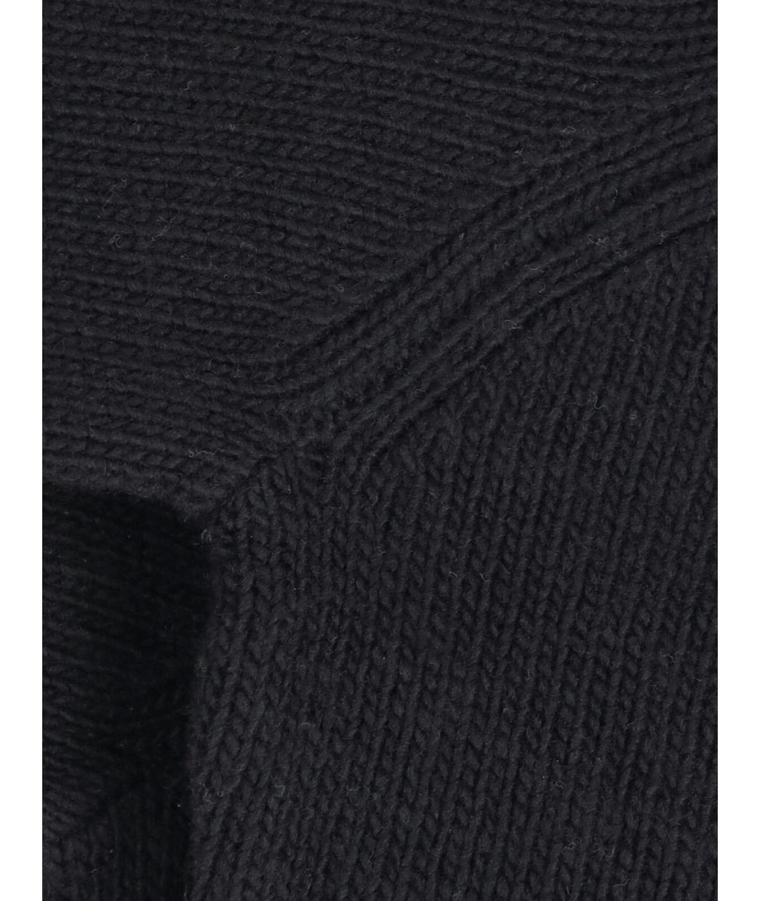 MAISON KITSUNE Черный шерстяной джемпер / свитер, фото 5