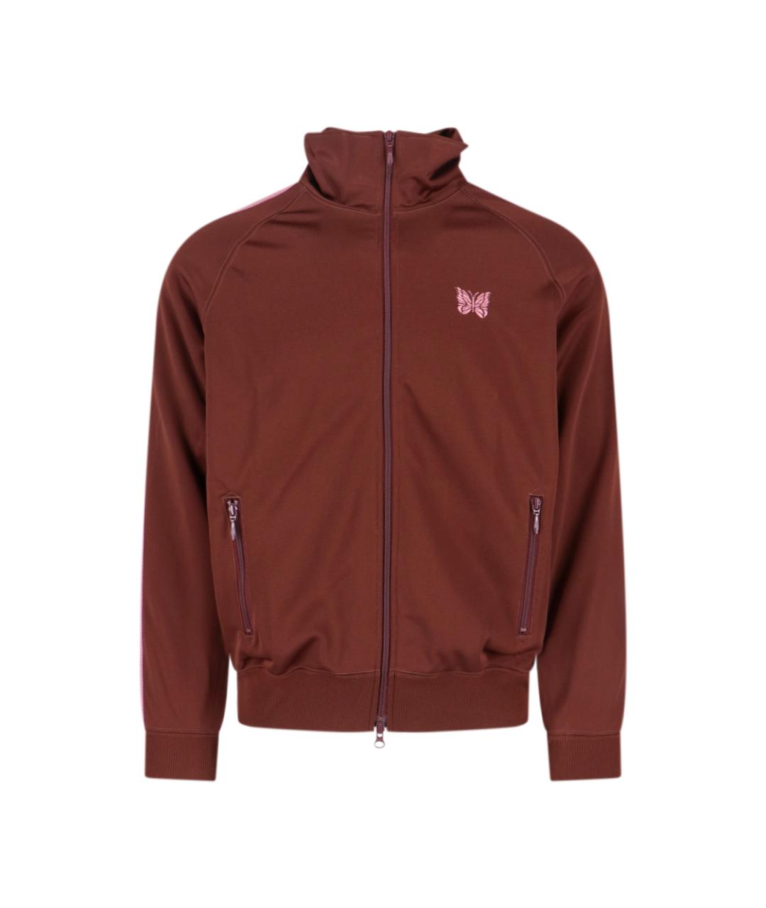 NEEDLES Коричневый полиэстеровый джемпер / свитер, фото 1