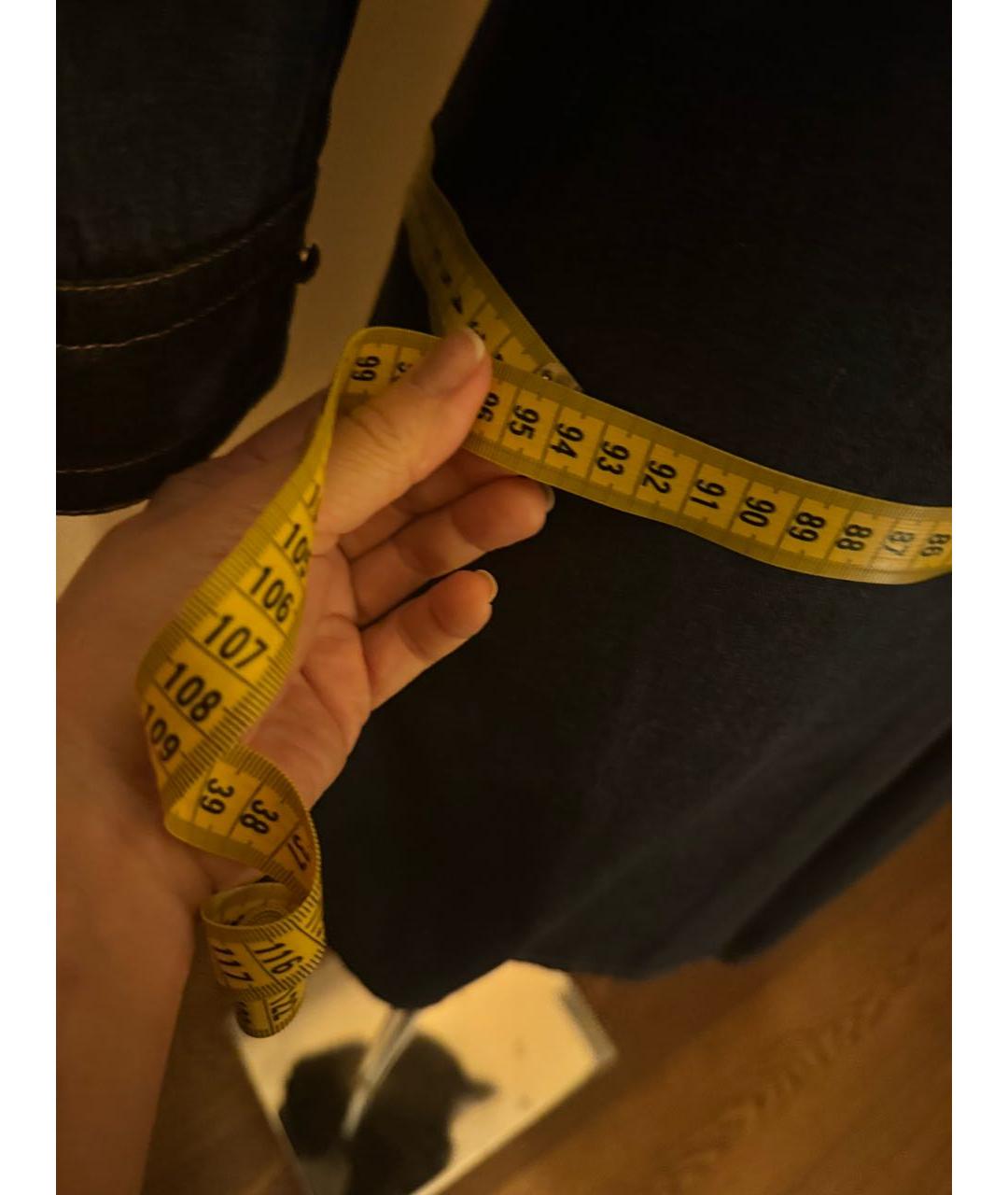 GUCCI Голубое деним повседневное платье, фото 5