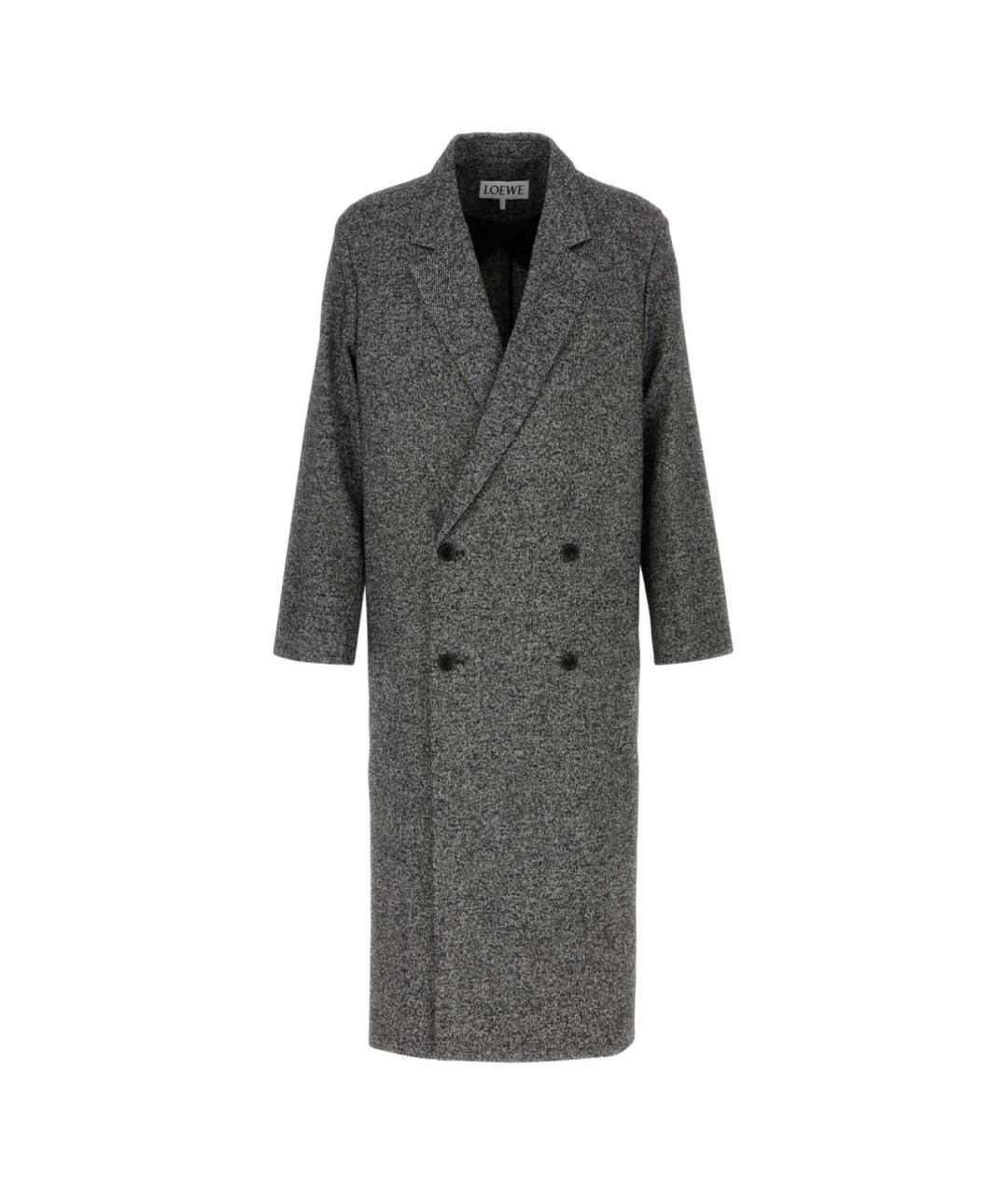 LOEWE Мульти шерстяное пальто, фото 1