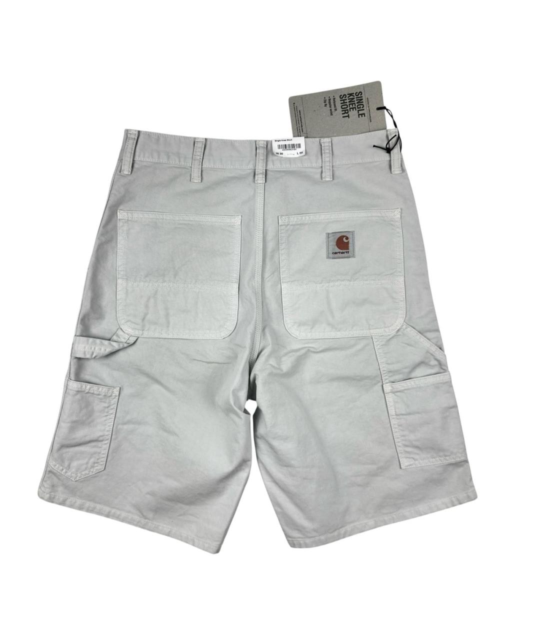 CARHARTT WIP Серые хлопковые шорты, фото 2