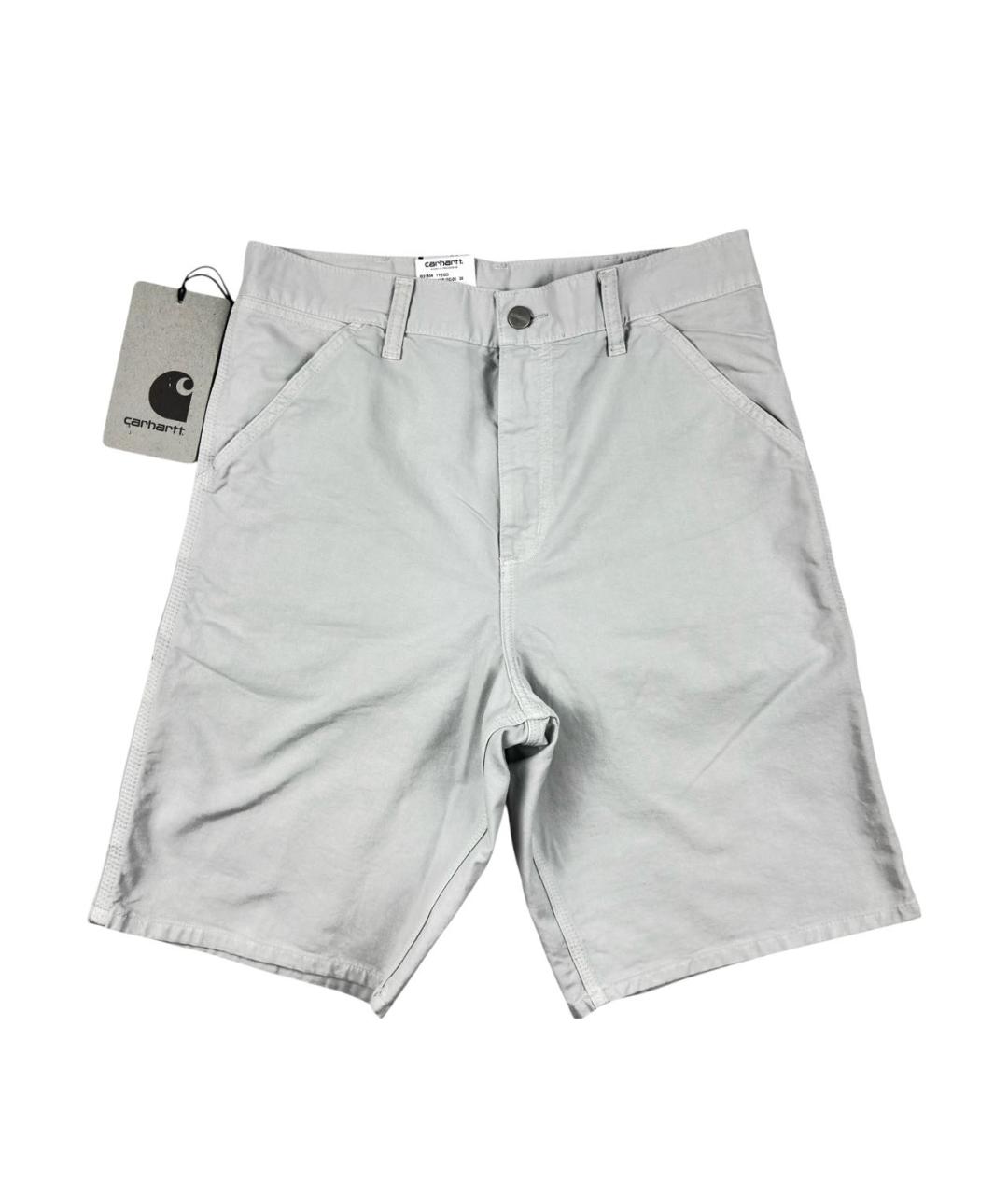 CARHARTT WIP Серые хлопковые шорты, фото 1