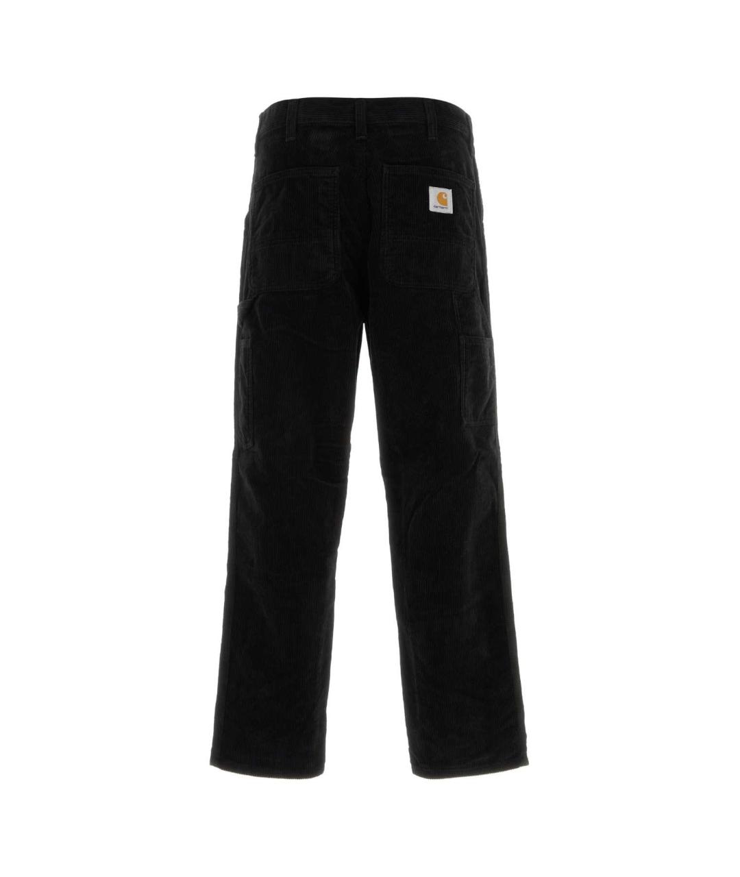 CARHARTT WIP Черные хлопковые повседневные брюки, фото 2