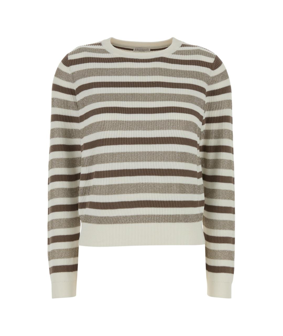 BRUNELLO CUCINELLI Мульти хлопковый джемпер / свитер, фото 1