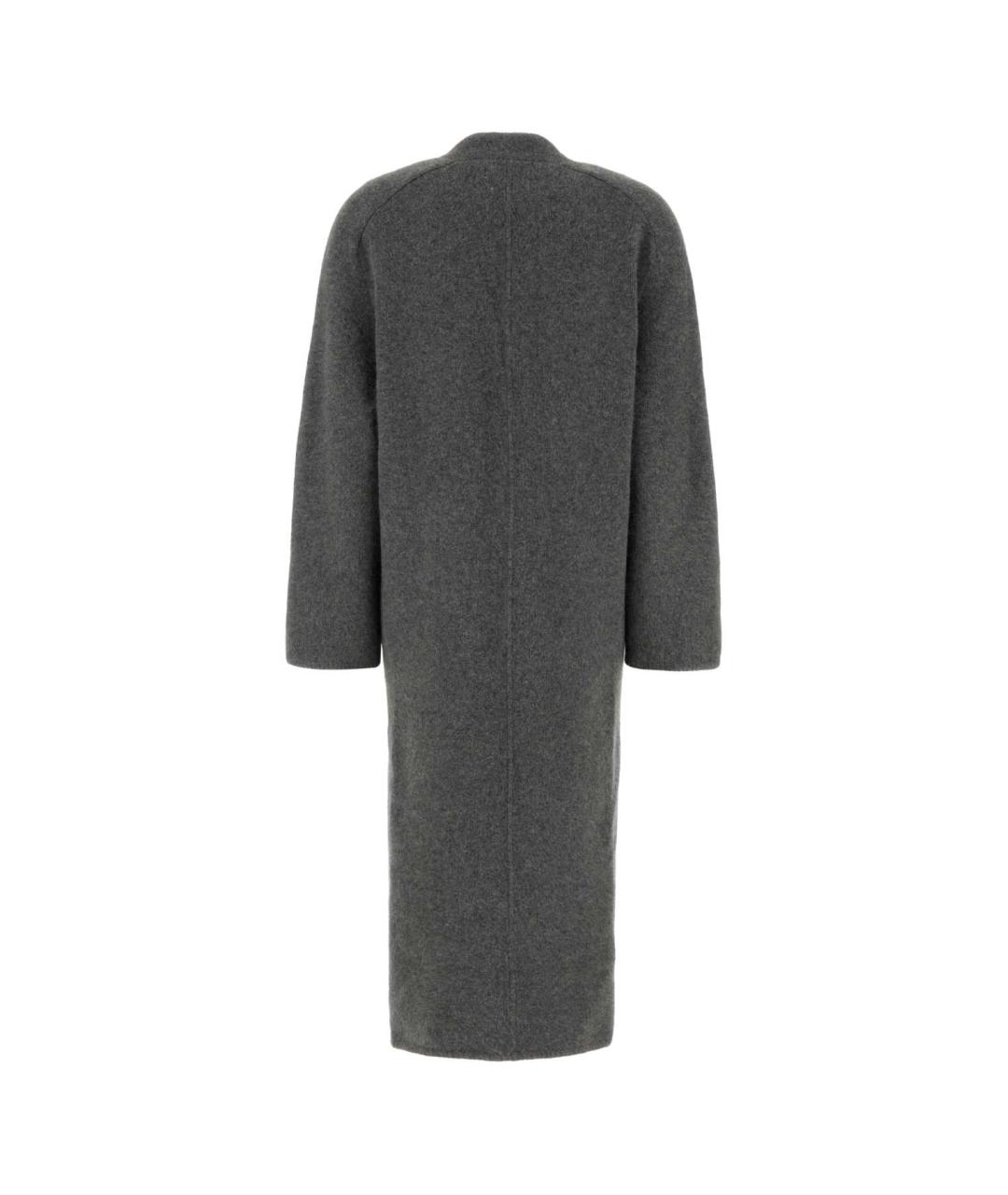 LOULOU STUDIO Серый шерстяной кардиган, фото 2