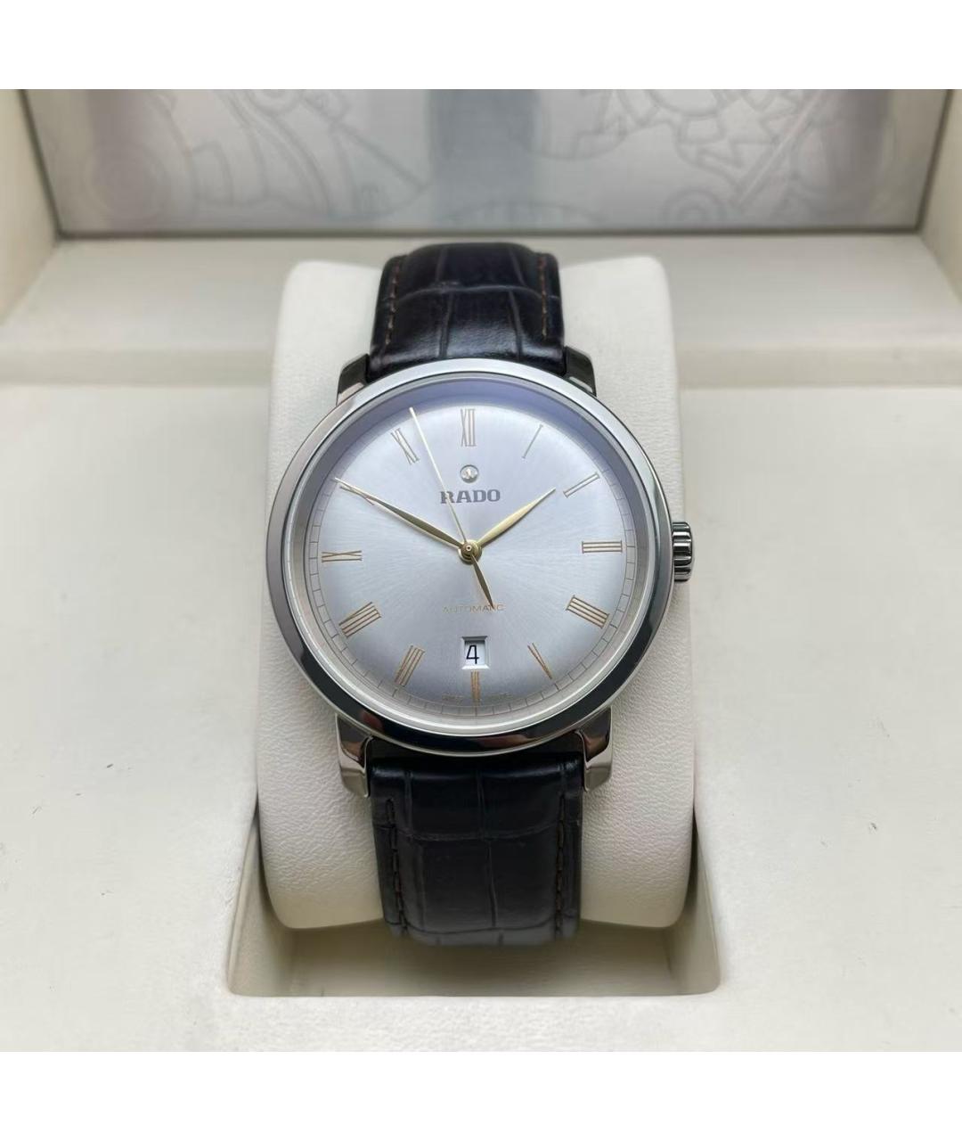 RADO Серебряные металлические часы, фото 2