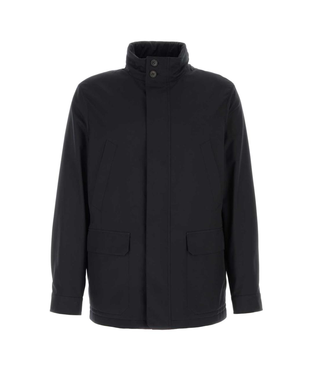 ZEGNA Темно-синяя хлопковая куртка, фото 1