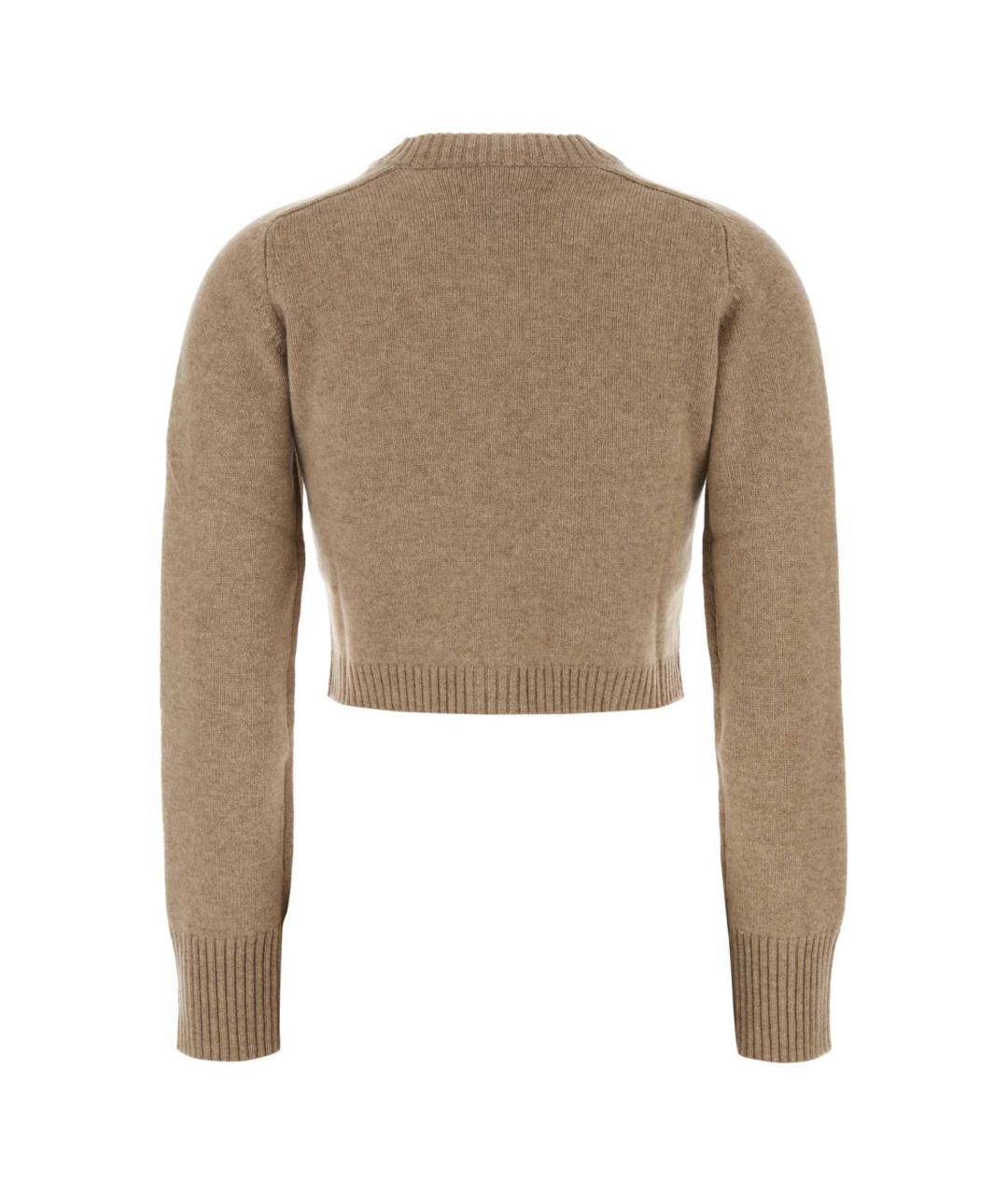 LOULOU STUDIO Бежевый кашемировый кардиган, фото 2