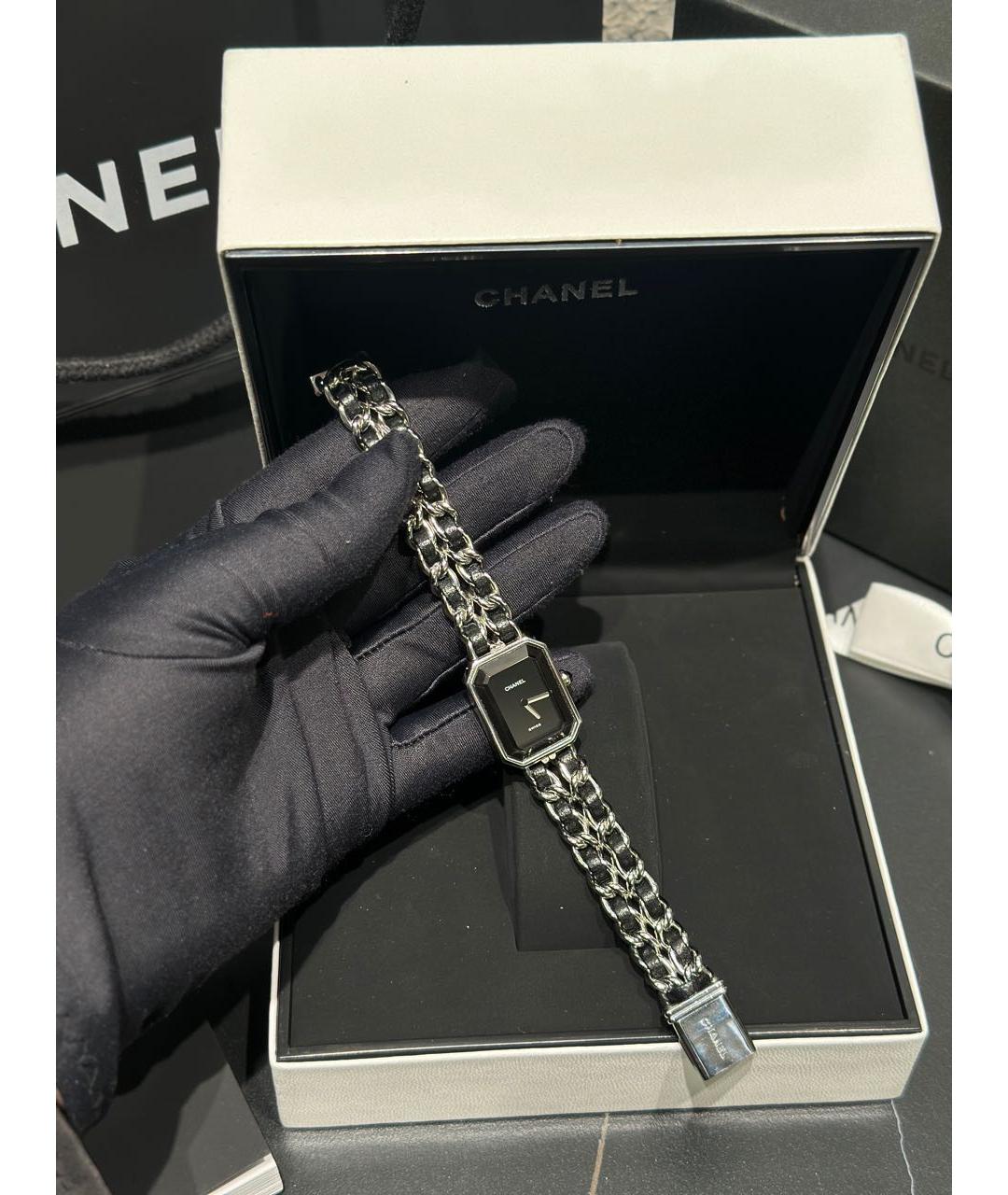 CHANEL Серебряные металлические часы, фото 8