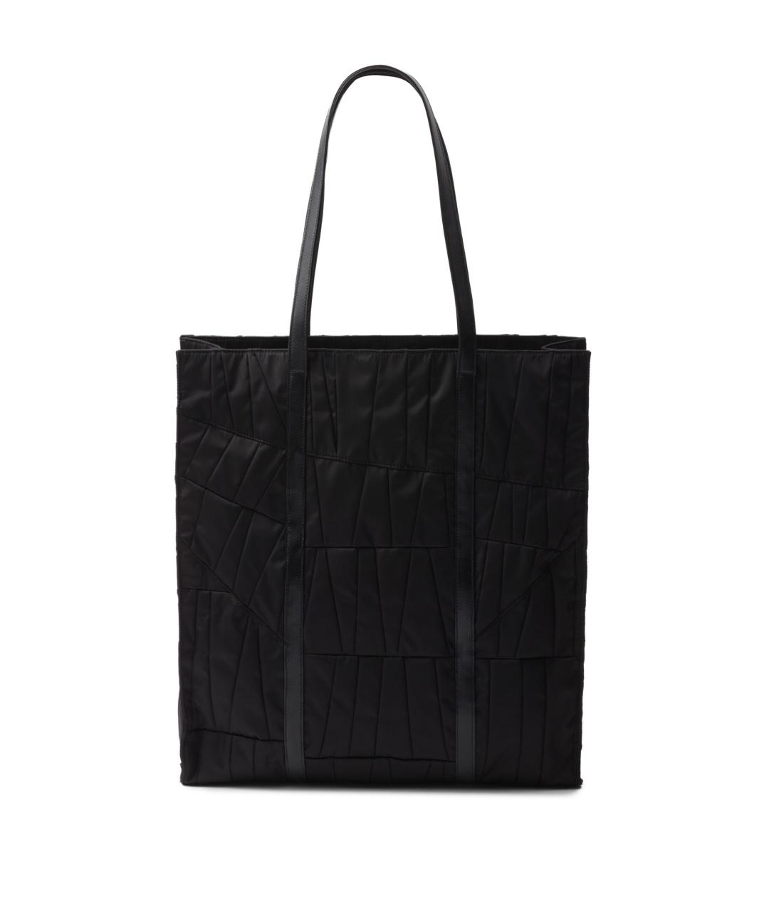 PRADA Черная синтетическая сумка тоут, фото 3