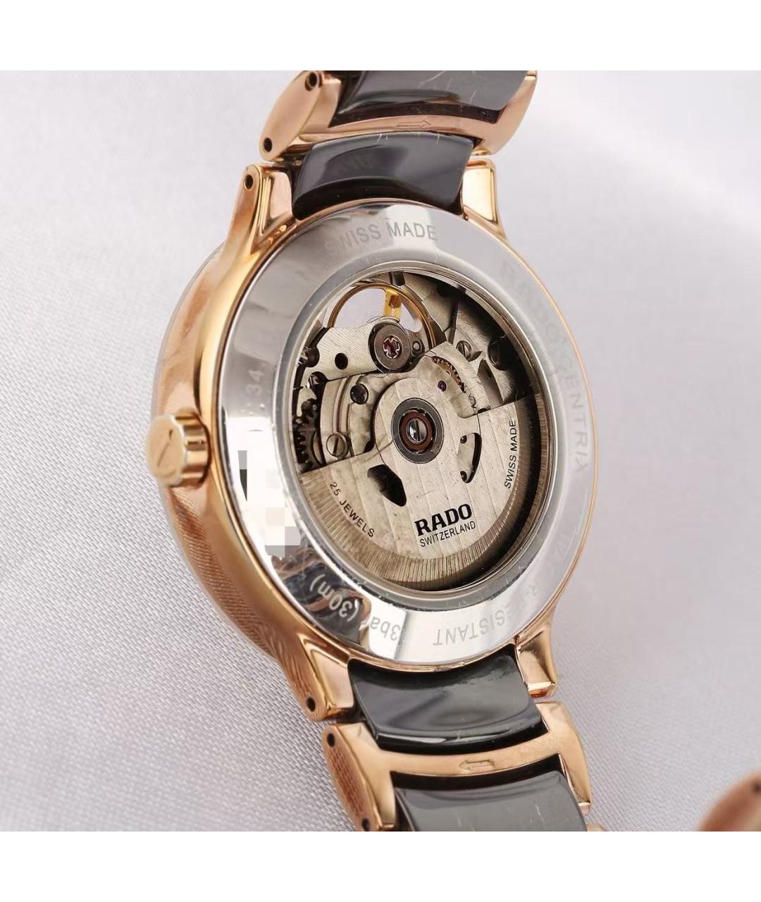 RADO Коричневые стальные часы, фото 7