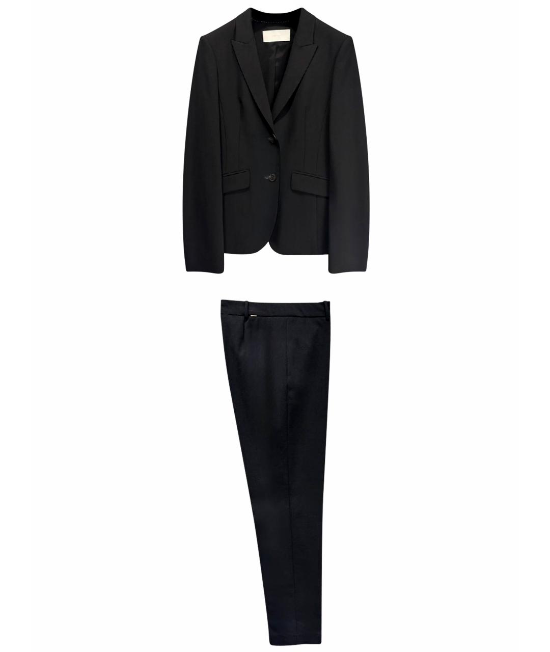 HUGO BOSS Черный шерстяной костюм с брюками, фото 1