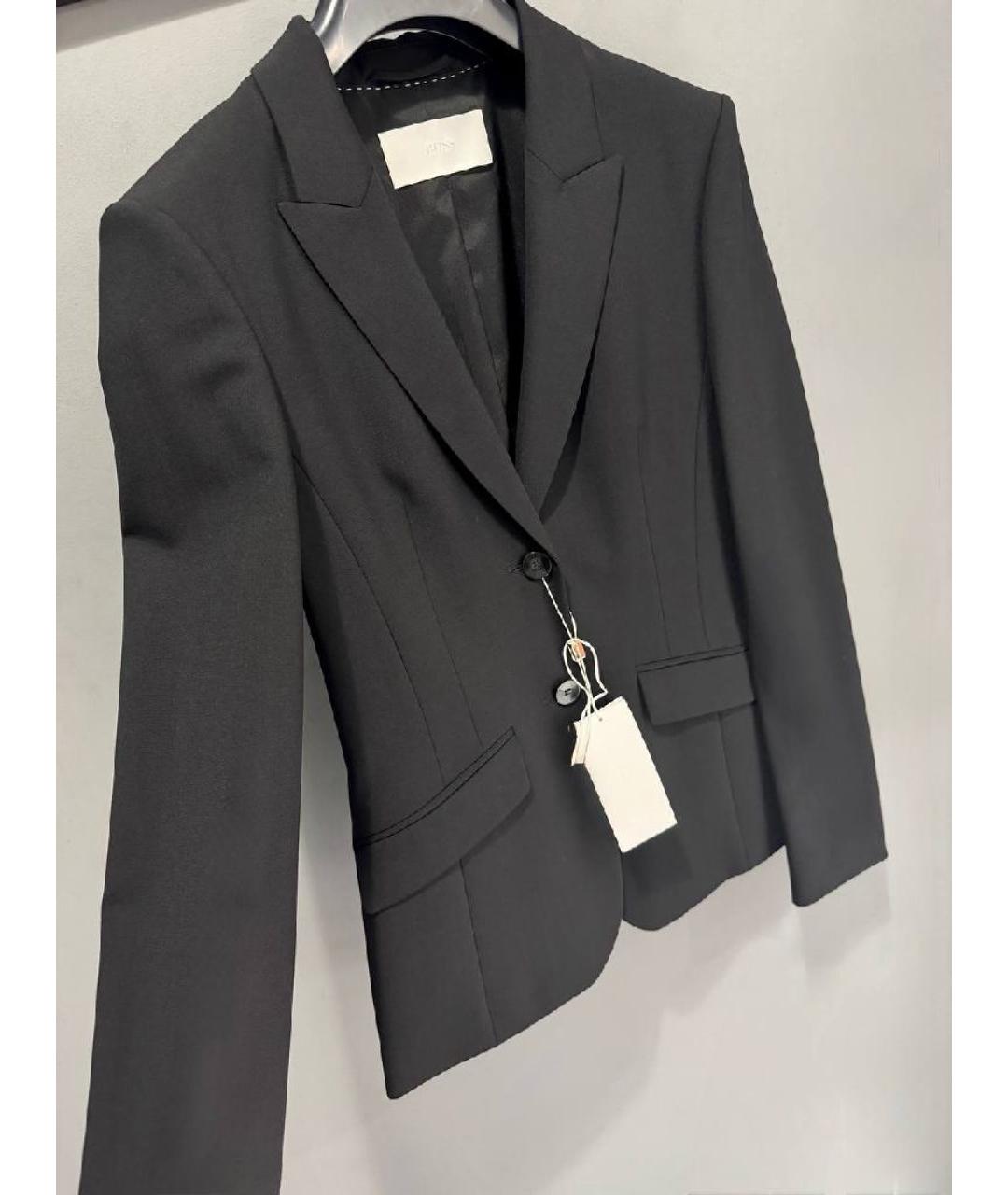 HUGO BOSS Черный шерстяной костюм с брюками, фото 5