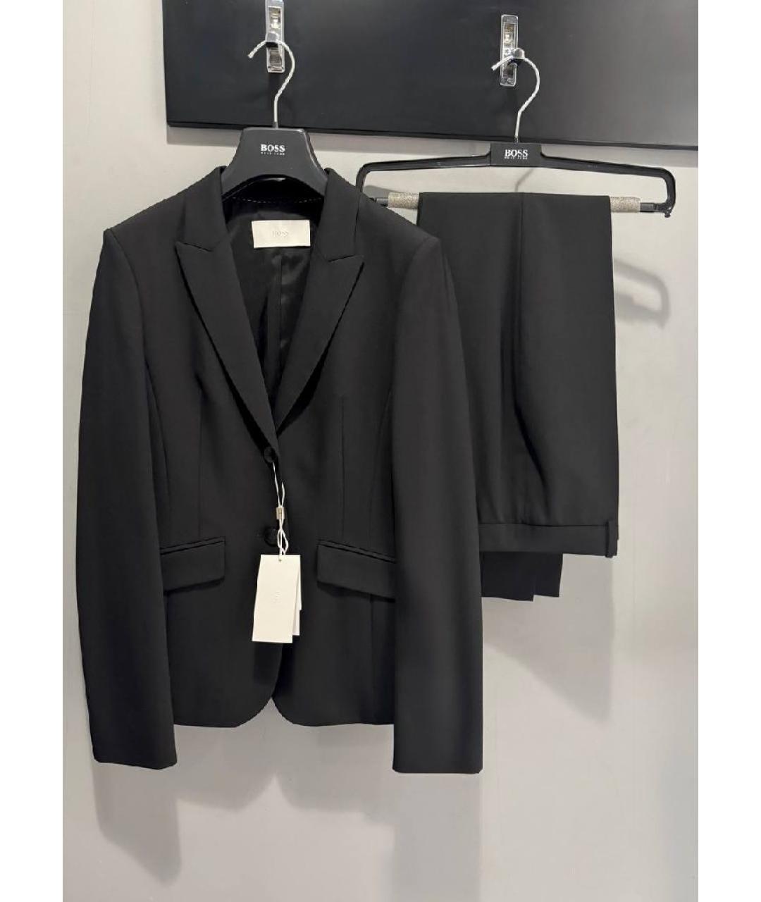 HUGO BOSS Черный шерстяной костюм с брюками, фото 3